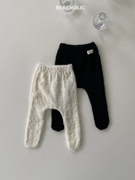 Heart Ppong Footed Leggings