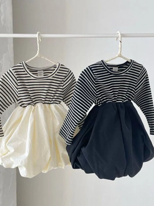 Stripe Pumpkin One-piece