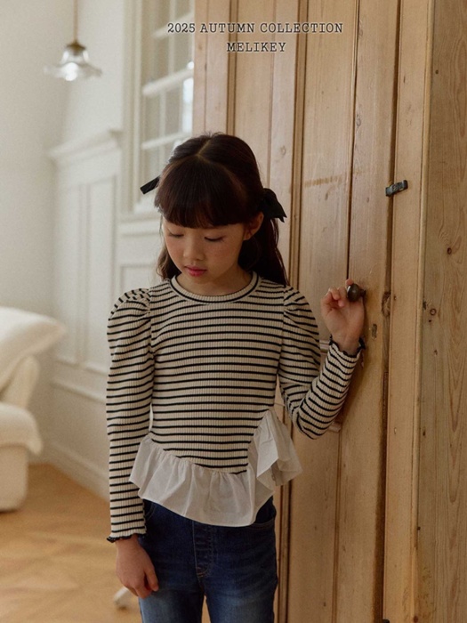 Coco Diagonal Frill Tee