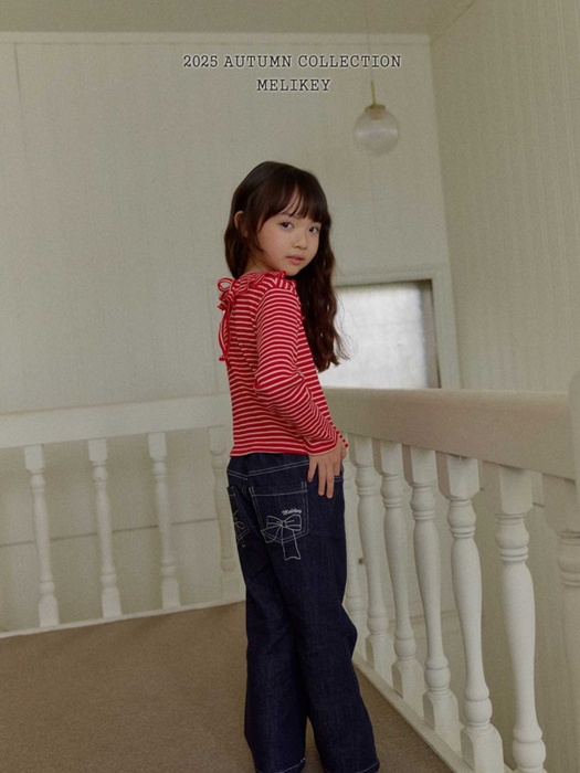 Poly Ribbon Bootcut Pants