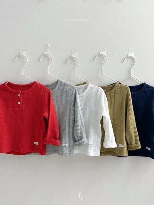 Creme Ribbed Tee
