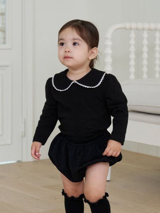 Lace Round Collar Tee