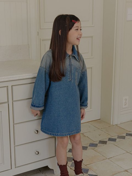 Brushed Denim One-piece