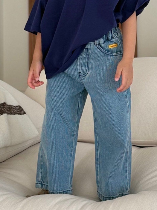 Gray Denim Pants