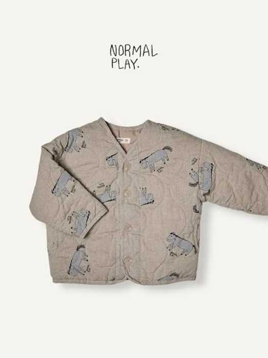 Donkey Quilted Overlap Jacket