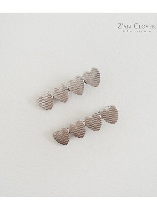 Teen Heart Bar Clip Teen Heart Bar Clip