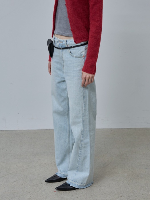 Washed Denim Pants Washed Denim Pants