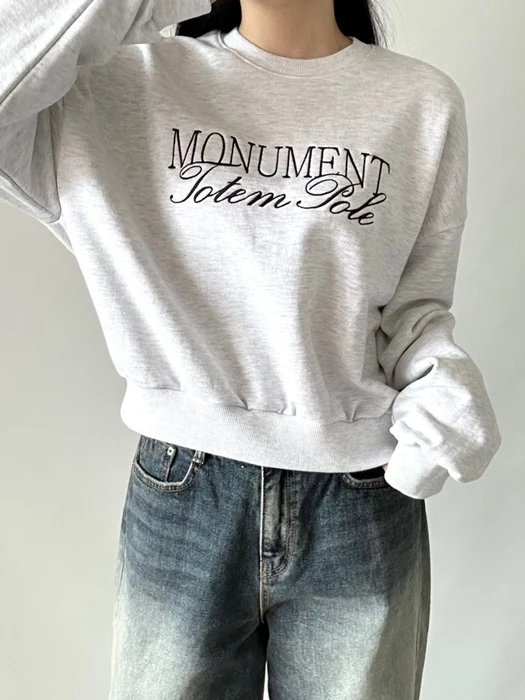 Monu Crop Sweatshirt Monu Crop Sweatshirt