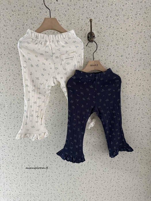 Bebe Eyelet Flower Pants