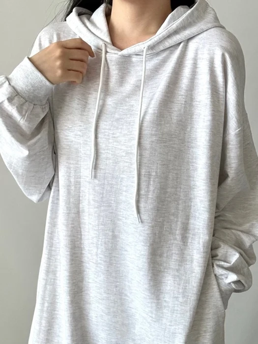 Basic Slit Hoodie One-piece Basic Slit Hoodie One-piece