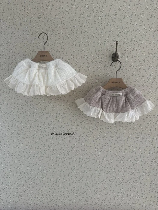 Bebe Knit Lace Bloomer