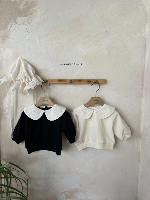 Bebe Petal Collar Sweatshirt Bebe Petal Collar Sweatshirt