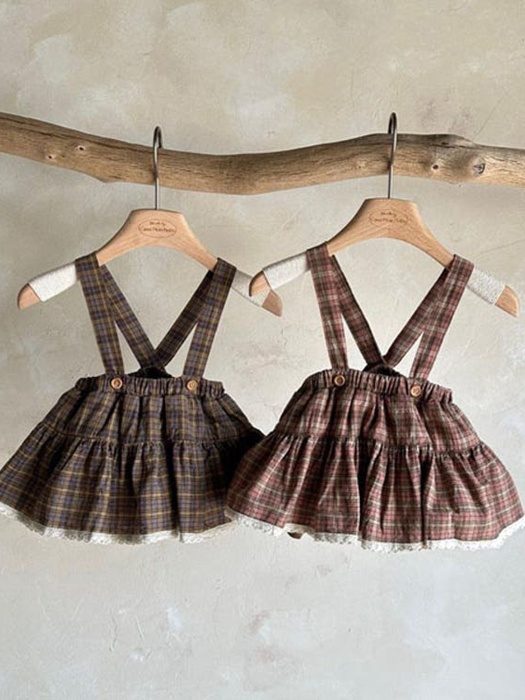 Check Tiered Bloomer