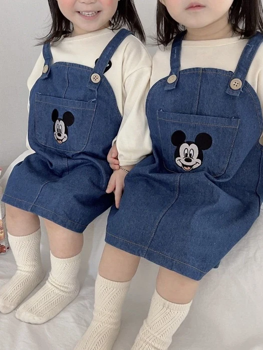 Denim Suspender One-piece Denim Suspender One-piece
