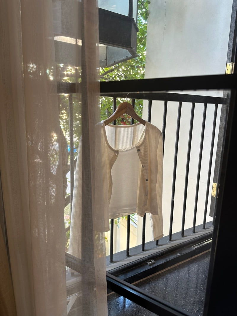 Afarrier - Korean Women Fashion - #momslook - Shining Cardigan - 2