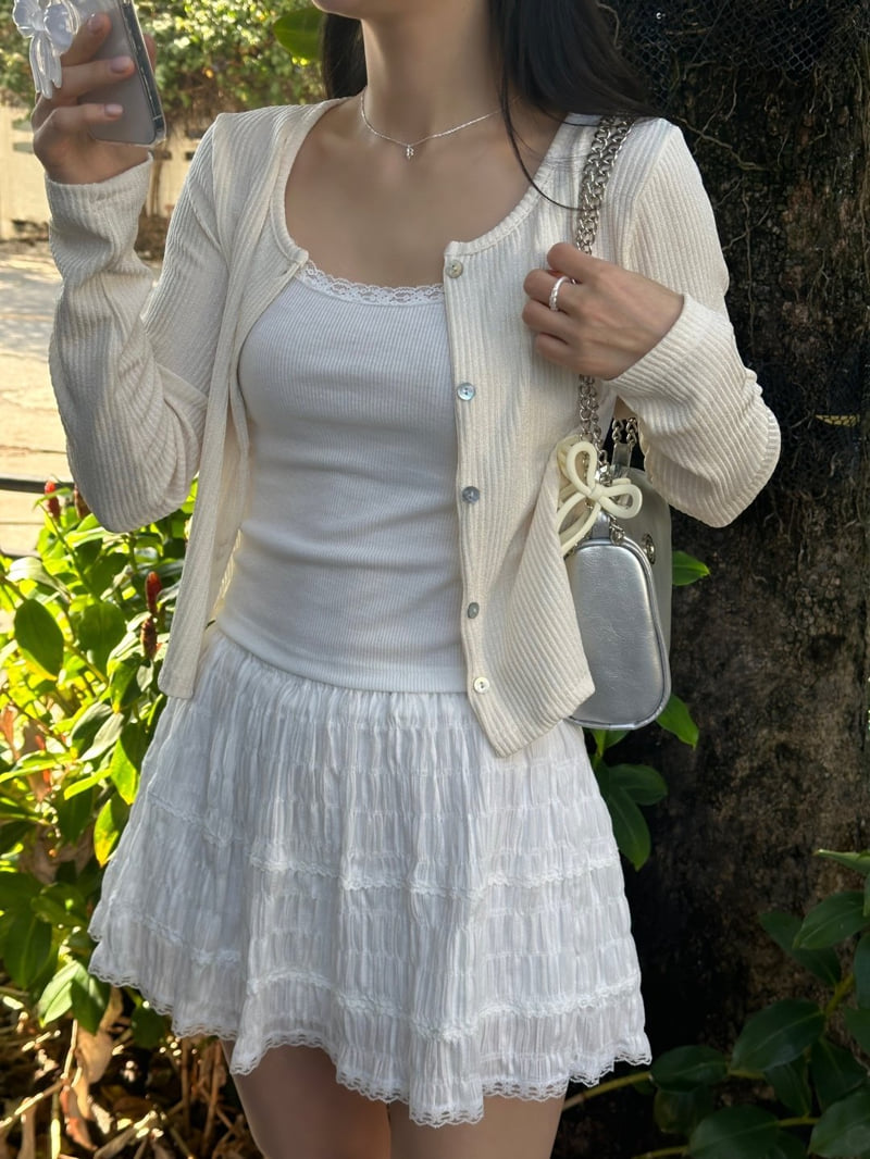 Afarrier - Korean Women Fashion - #momslook - Shining Cardigan - 6