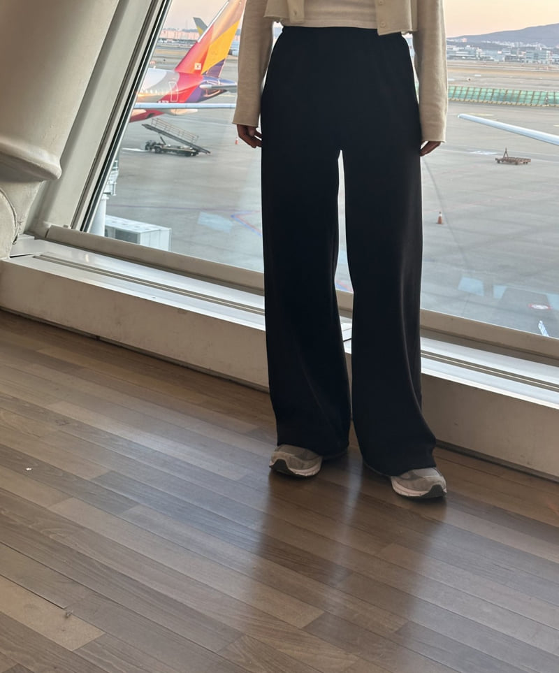 Afarrier - Korean Women Fashion - #momslook - Heat Wide Pants - 3