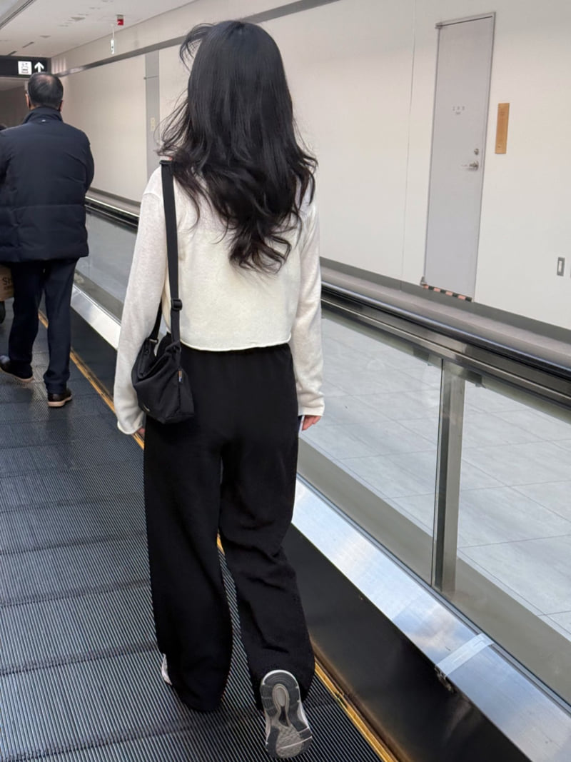 Afarrier - Korean Women Fashion - #momslook - Heat Wide Pants - 5