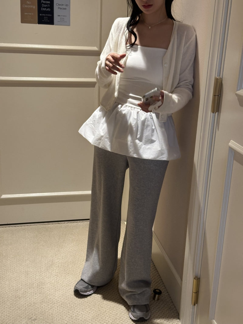 Afarrier - Korean Women Fashion - #momslook - Heat Wide Pants - 7