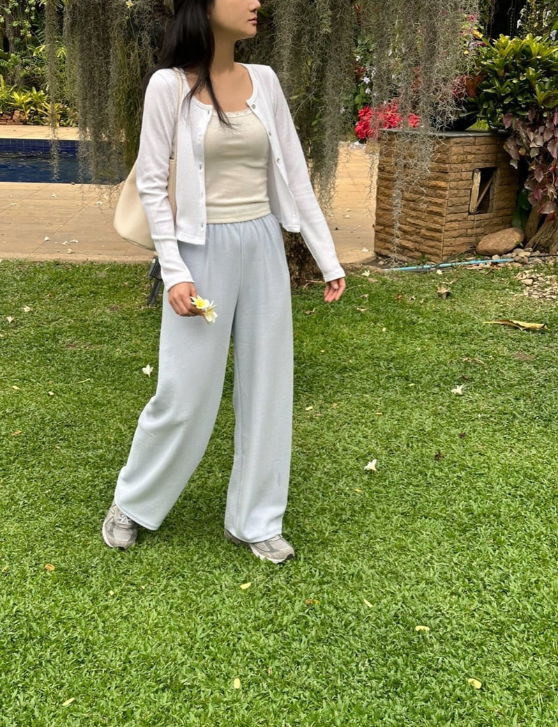 Afarrier - Korean Women Fashion - #momslook - Heat Wide Pants - 9