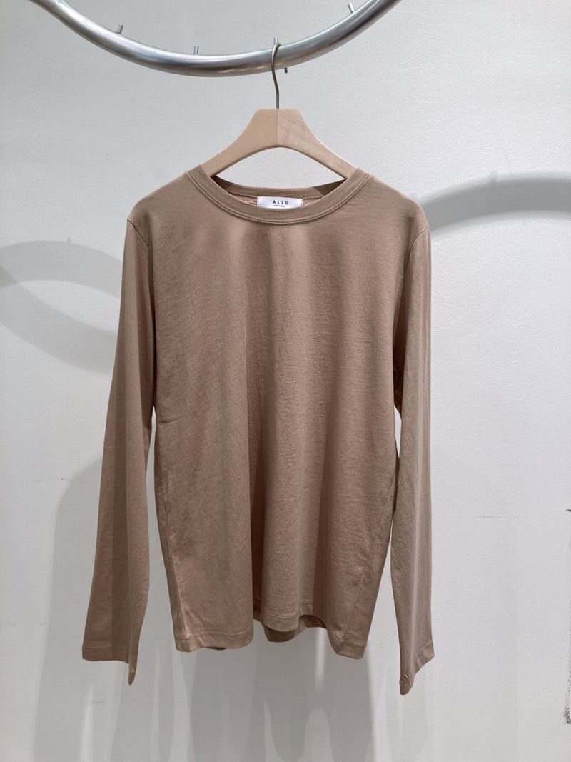 Allu - Korean Women Fashion - #shopsmall - Silket Long Sleeve Tee - 5