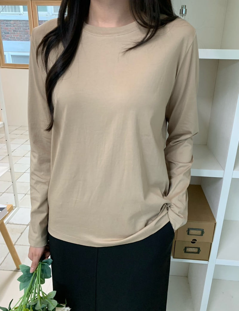 Allu - Korean Women Fashion - #thelittlethings - Silket Long Sleeve Tee - 7
