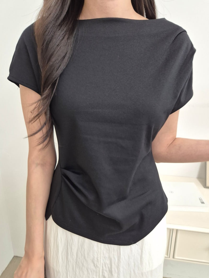 Allu - Korean Women Fashion - #womensfashion - Shirring Tee - 12