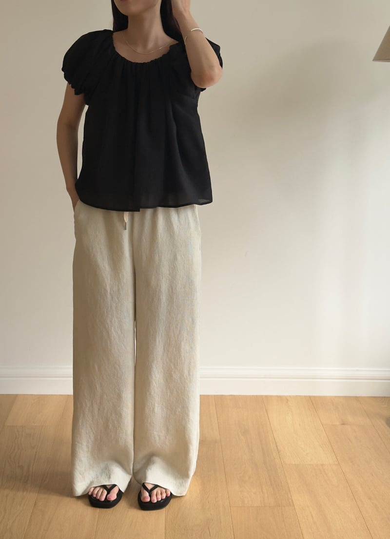 Amygrace - Korean Women Fashion - #momslook - Pleated Banding Pants - 8