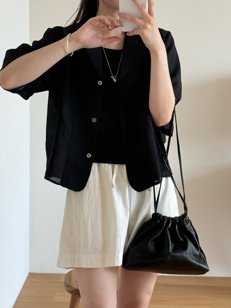 Amygrace - Korean Women Fashion - #momslook - Rosemary Tailored Collar Blouse - 12