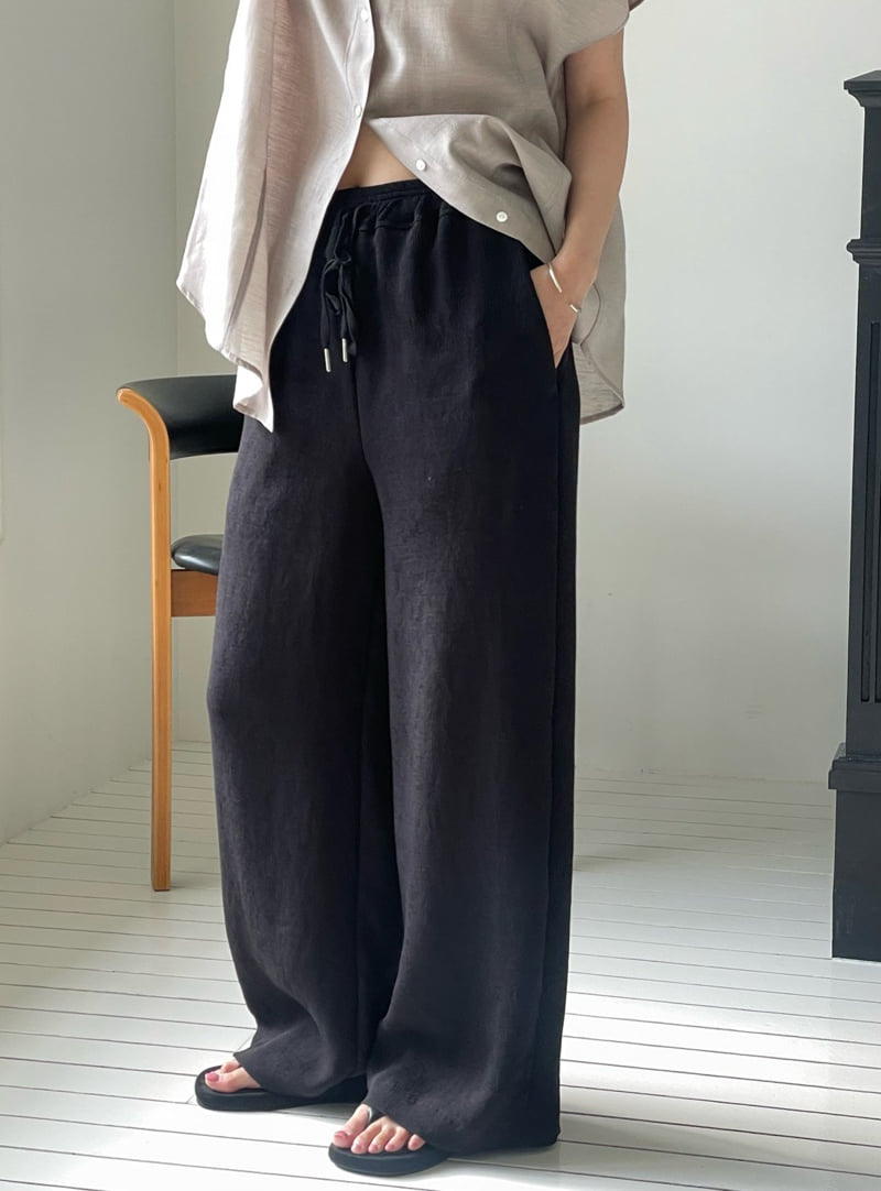 Amygrace - Korean Women Fashion - #pursuepretty - Pleated Banding Pants - 2