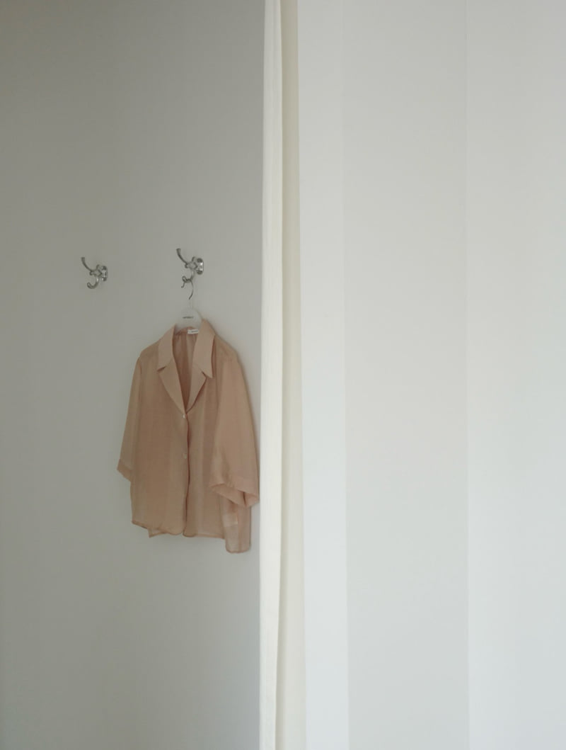 Amygrace - Korean Women Fashion - #romanticstyle - Rosemary Tailored Collar Blouse - 2