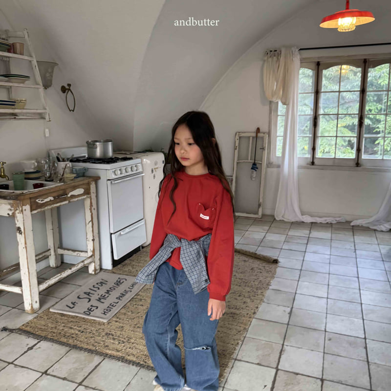 Andbutter - Korean Children Fashion - #Kfashion4kids - Love Foam Tee - 5