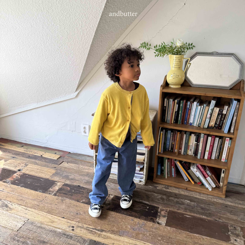 Andbutter - Korean Children Fashion - #Kfashion4kids - Cross X Denim Pants - 3