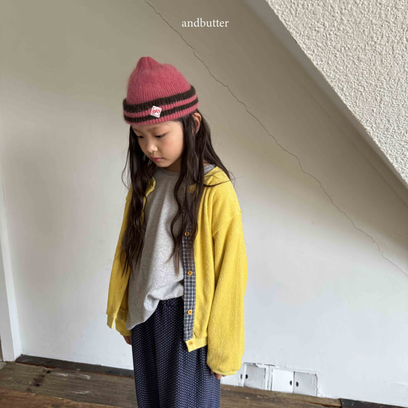 Andbutter - Korean Children Fashion - #Kfashion4kids - Posy Check Cardigan - 3