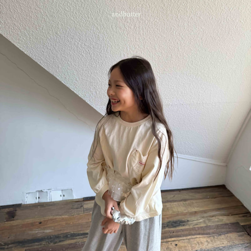 Andbutter - Korean Children Fashion - #childofig - Love Foam Tee - 10