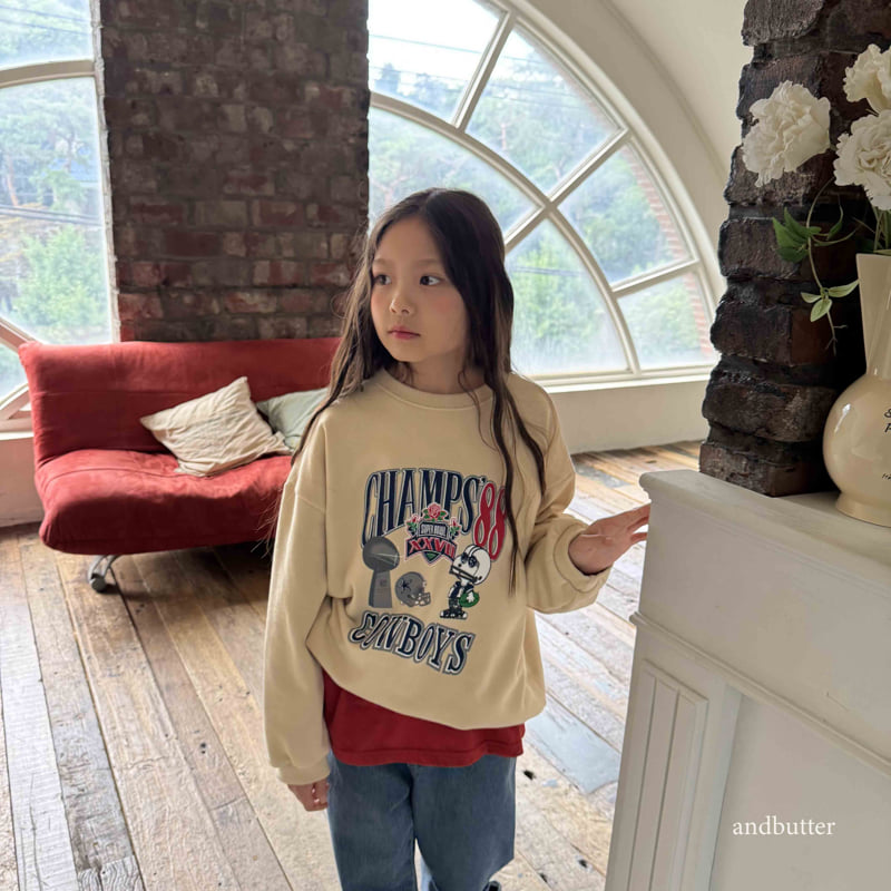 Andbutter - Korean Children Fashion - #childofig - Champ Sweatshirt - 12