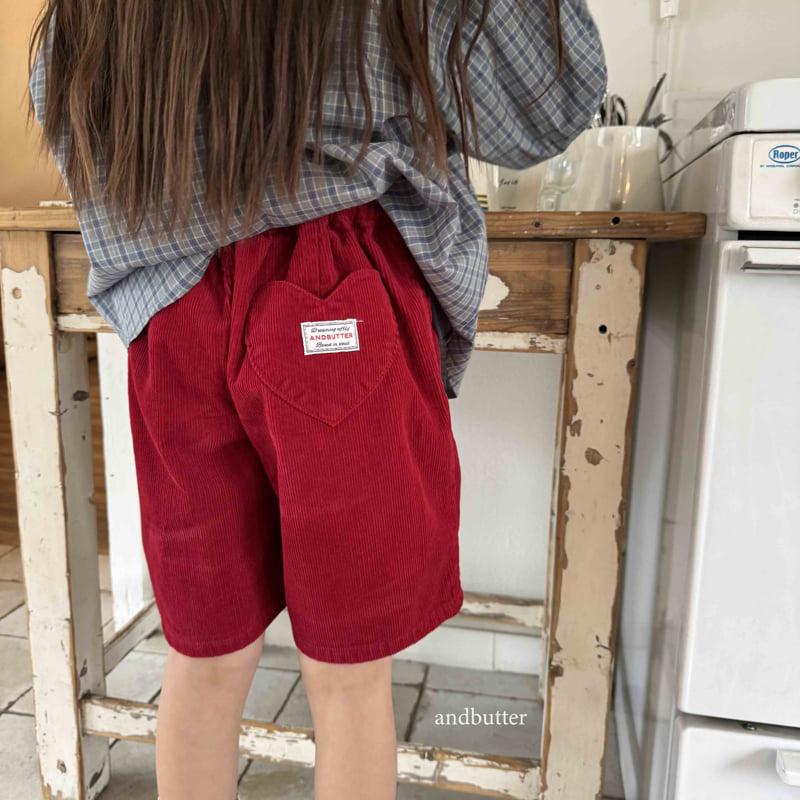 Andbutter - Korean Children Fashion - #childofig - Corduroy Love Pants