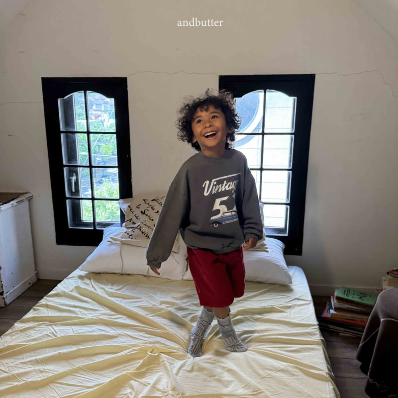 Andbutter - Korean Children Fashion - #childofig - Carrot Retro Sweatshirt - 5