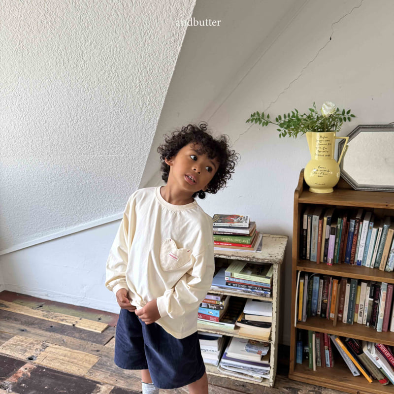 Andbutter - Korean Children Fashion - #childrensboutique - Love Foam Tee - 12