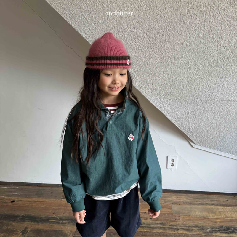 Andbutter - Korean Children Fashion - #childrensboutique - Checkers Anorak - 7
