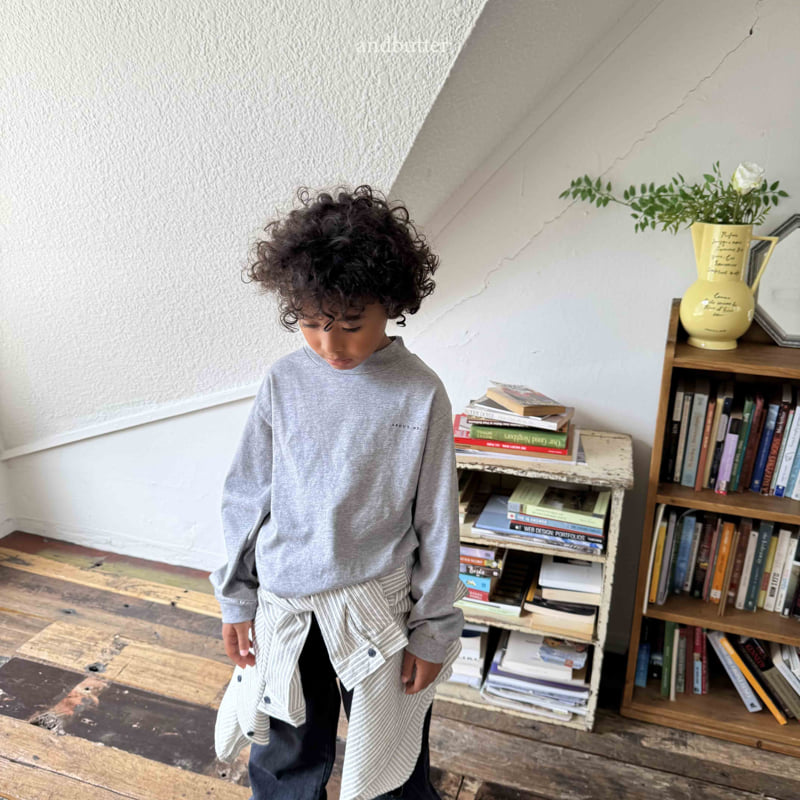 Andbutter - Korean Children Fashion - #childrensboutique - About Half-neck Tee - 6