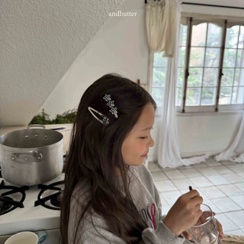 Andbutter - Korean Children Fashion - #childrensboutique - Starry Check Pin - 7