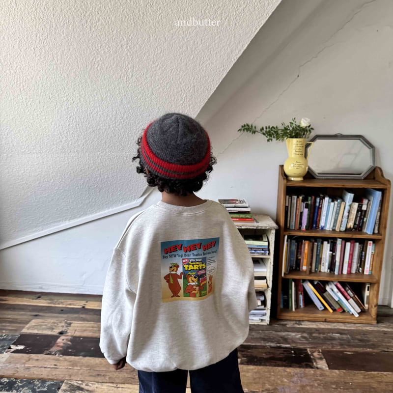 Andbutter - Korean Children Fashion - #childrensboutique - Cartoon Sweatshirt