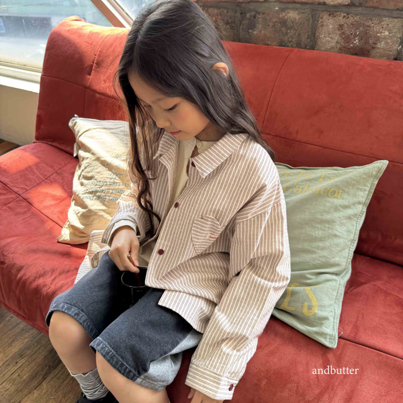 Andbutter - Korean Children Fashion - #designkidswear - Love Line Shirt - 11
