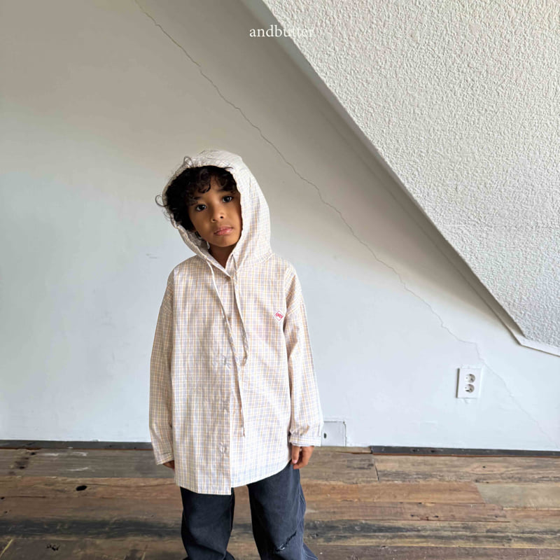 Andbutter - Korean Children Fashion - #designkidswear - Camp Hood Shirt - 9