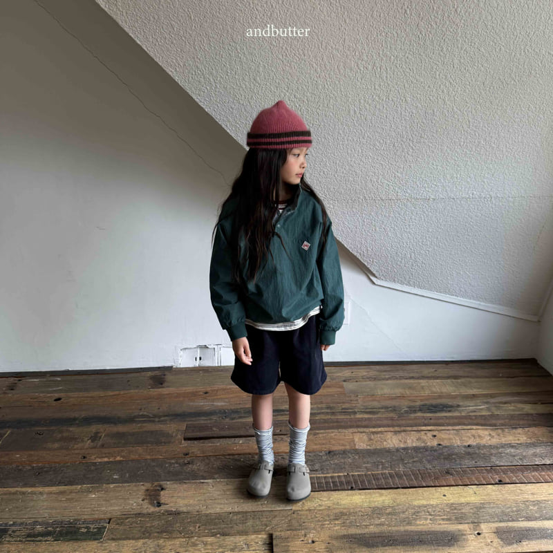 Andbutter - Korean Children Fashion - #designkidswear - Checkers Anorak - 8