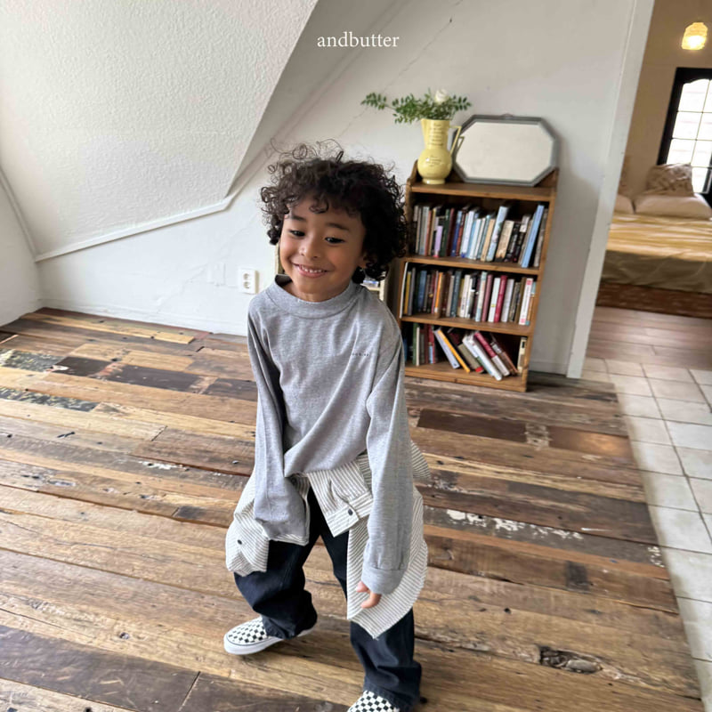 Andbutter - Korean Children Fashion - #designkidswear - About Half-neck Tee - 7