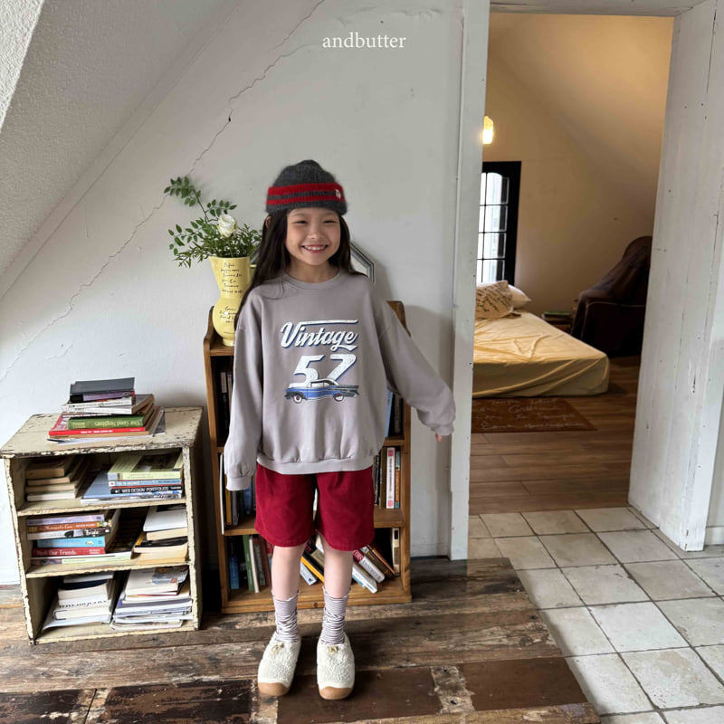 Andbutter - Korean Children Fashion - #designkidswear - Corduroy Love Pants - 3