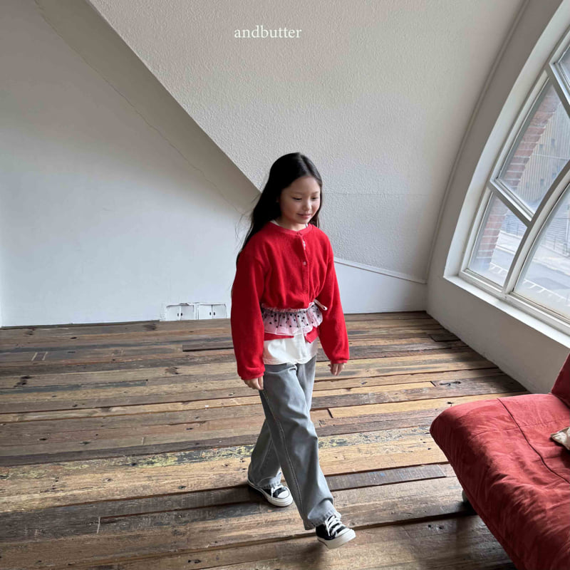 Andbutter - Korean Children Fashion - #designkidswear - Pigment Classic Denim Pants - 3