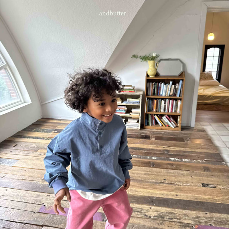 Andbutter - Korean Children Fashion - #discoveringself - Checkers Anorak - 9